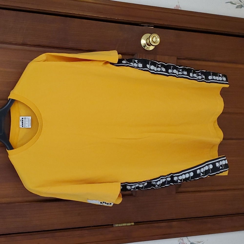 Diadora Italian Sportswear Tee Side Logo Tape